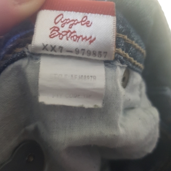 Apple Bottoms Midrise Straight Leg Blue Jeans - Picture 14 of 15